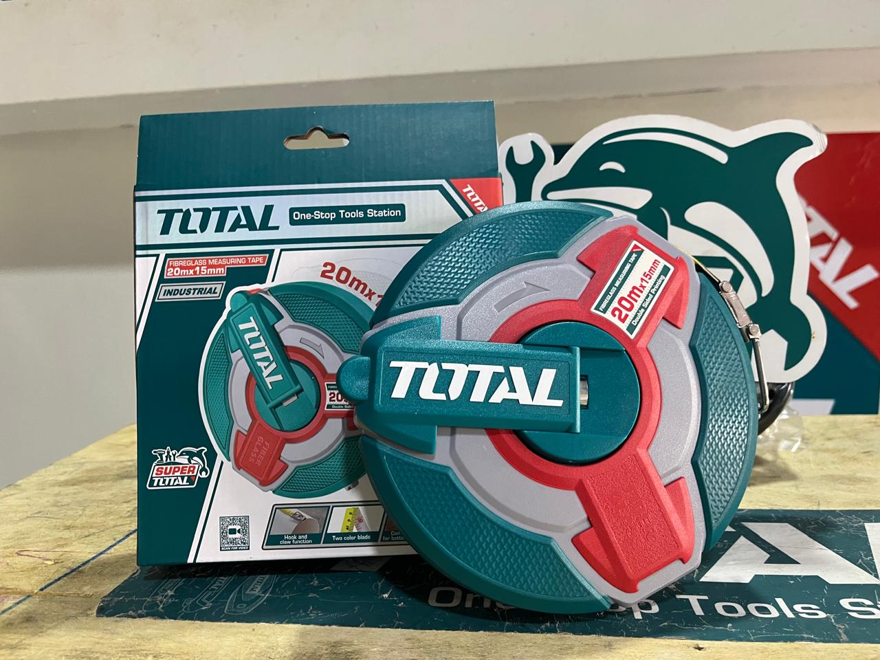 CINTA METRICA FIBRA 20MT TMTF18206